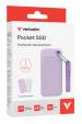 Obrázok pre Verbatim Pocket SSD 1 TB USB typu C 3.2 Gen 2 (3.1 Gen 2) Purpurová