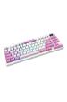 Obrázok pre MSI FORGE GK600 TKL WIRELESS VIOLET klávesnice Hraní USB + Bluetooth QWERTY Britská angličtina Růžová, Fialová, Bílá