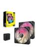 Obrázok pre Corsair iCUE LINK RX140 MAX RGB Počítačová skříň Ventilátor 14 cm Černá 2 kusů