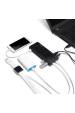 Obrázok pre TP-Link UH720 rozbočovač rozhraní USB 3.2 Gen 1 (3.1 Gen 1) Micro-B 5000 Mbit/s Černá