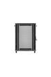 Obrázok pre Stojanový rackový rozvaděč 19" 22U 800x1200 černý perforované dveře Lanberg (flat pack)
