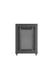 Obrázok pre Stojanový rackový rozvaděč 19" 22U 800x1200 černý perforované dveře Lanberg (flat pack)