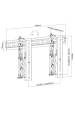 Obrázok pre Equip 650351 Držák/stojan na monitor 177,8 cm (70") Zeď Černá