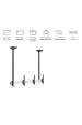 Obrázok pre Equip 650373 Držák na TV 139,7 cm (55") Černá, Stříbrná