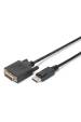 Obrázok pre Digitus AK-990900-020-S adaptér k video kabelům 2 m DisplayPort DVI-D Černá