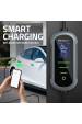 Obrázok pre Qoltec 52436 Mobilní nabíječka do auta s 2v1 nastavením typu 2 | 11kW | 400V | Wifi | TUYA | SMART LIFE | LCD | Přenosná | 5m