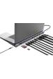 Obrázok pre Manhattan 190305 dokovací stanice/replikátor portů Kabel USB 3.2 Gen 1 (3.1 Gen 1) Type-C Stříbrná