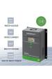 Obrázok pre Qoltec 53664 Solární regulátor nabíjení MPPT s teplotním senzorem 50A | 12V / 24V | LCD | Bluetooth | Aplikace | Gel | LiFePO4