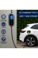 Obrázok pre Qoltec 52435 Mobilní nabíječka do auta s 2v1 regulací typu 2 | 3,5 kW | 230 V | SCHUKO 16 A | Wi-Fi | TUYA | SMART LIFE | LCD | LED | Přenosná | 5 m