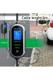 Obrázok pre Qoltec 52435 Mobilní nabíječka do auta s 2v1 regulací typu 2 | 3,5 kW | 230 V | SCHUKO 16 A | Wi-Fi | TUYA | SMART LIFE | LCD | LED | Přenosná | 5 m