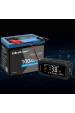Obrázok pre Qoltec 53714 LiFePO4 lithium-železitý fosfátový akumulátor | 12,8 V | 100 Ah | 1280 Wh | Bluetooth | BMS