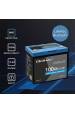 Obrázok pre Qoltec 53714 LiFePO4 lithium-železitý fosfátový akumulátor | 12,8 V | 100 Ah | 1280 Wh | Bluetooth | BMS