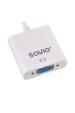 Obrázok pre SAVIO ADAPTÉR HDMI (M) – VGA (F) BÍLÝ CL-201