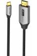 Obrázok pre USB-C kabel na HDMI Vention 4K@60Hz oplot 2m GREY