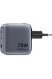 Obrázok pre Nabíječka Vention 70 W GaN PD 1x USB-A 2x USB-C BK