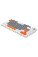 Obrázok pre Savio ASTRAL WHITE JADE 3 COLOURS klávesnice Hraní USB QWERTY US Mezinárodní