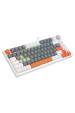 Obrázok pre Savio ASTRAL WHITE JADE 3 COLOURS klávesnice Hraní USB QWERTY US Mezinárodní