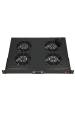 Obrázok pre Extralink Ventilátorový panel 19", 4 ventilátory, s termostatem