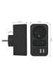Obrázok pre Proudová zásuvka Maclean x2 + 4xUSB, rozbočovač se 2 zásuvkami, 2xUSB A, 2xUSB C PD 20W, 1x16A + 1x6A, MCE249 F/B