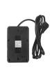 Obrázok pre Napájecí lišta Maclean, prodlužovací kabel se 4 zásuvkami + 3xUSB, 110-240V AC 50/60Hz, 2,1A max. 2500W, 1,5 m, černá, MCE392 B