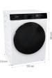Obrázok pre Gorenje WD2PA854ADW/AT kombinovaná pračka/sušička Stojací Přední plnění Bílá D