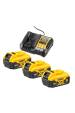 Obrázok pre DeWalt DCK429P3T-QW Kombinovaná sada DCD805 + DCG405 + DCH273 + DCF850, 18 V černá, žlutá