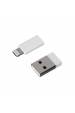 Obrázok pre Activejet šňůrka s nabíjecím kabelem 3v1 bílá. Koncovky s různými konektory: USB-C, adaptér Lightning, USB-A