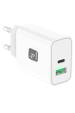 Obrázok pre Techly IPW-USB-30WACG nabíječka na PDA/mobilní telefon Univerzální Bílá AC Rychlé nabíjení Vnitřní