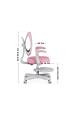 Obrázok pre Otočné křeslo Junior 4.6 Pink