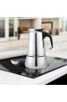 Obrázok pre Maestro MR-1660 Moka konvička 0,3 l Černá, Nerezová ocel
