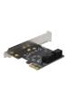 Obrázok pre DeLOCK Karta PCI Express x1 SATA se 4 porty - Low Profile