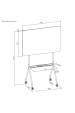 Obrázok pre Mobilní tabule Ergo Office se suchým stíráním, horizontální orientace, bílá, jednostranná, s policí, rozměry tabule 1190x790 mm, ER-306