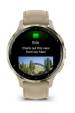 Obrázok pre Garmin 010-02785-55 Chytré hodinky a sportovní hodinky 3,05 cm (1.2") AMOLED 41 mm Digitální 390 x 390 px Dotyková obrazovka Zlato Wi-Fi GPS