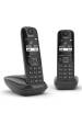 Obrázok pre Gigaset AS690 Duo Analog/DECT telefon Identifikace volajícího Černá