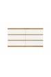 Obrázok pre M6 MALWA KOMODA 140 CM 6 ZÁSUVEK DUB ARTISAN/BIEL