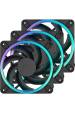 Obrázok pre Fractal Design Momentum 12 RGB Počítačová skříň Ventilátor 12 cm Černá 3 kusů