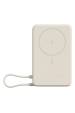 Obrázok pre Xiaomi BHR08PBGL externí baterie Lithium-ion (Li-ion) 5900 mAh Bezdrátové nabíjení Béžová