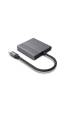 Obrázok pre Gembird Adaptér A-CM-HDMIFDPF-01 z USB-C na HDMI + DP, 4K 60Hz, černý