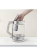 Obrázok pre Tefal Glass Kettle KI605B30 elektrická konvice 1,7 l 2200 W Šedá, Stříbrná, Průhledná