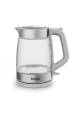 Obrázok pre Tefal Glass Kettle KI605B30 elektrická konvice 1,7 l 2200 W Šedá, Stříbrná, Průhledná