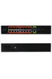 Obrázok pre Qoltec 52292 Gigabitový ethernetový PoE přepínač | 16x RJ45 | 2x RJ45 uplink | 2x SFP | 1000 Mb/s