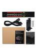 Obrázok pre Qoltec 52292 Gigabitový ethernetový PoE přepínač | 16x RJ45 | 2x RJ45 uplink | 2x SFP | 1000 Mb/s