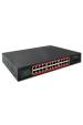 Obrázok pre Qoltec 52365 Gigabitový ethernetový přepínač | 24x RJ45 | 2x SFP | 1000 Mb/s