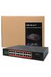 Obrázok pre Qoltec 52365 Gigabitový ethernetový přepínač | 24x RJ45 | 2x SFP | 1000 Mb/s