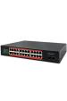 Obrázok pre Qoltec 52365 Gigabitový ethernetový přepínač | 24x RJ45 | 2x SFP | 1000 Mb/s