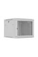 Obrázok pre Nástěnný rackový rozvaděč 19" 9U 600x600 šedý perforované dveře Lanberg (flat pack)