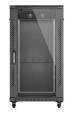 Obrázok pre Lanberg FF01-6222-12B rack 22U Volně stojící rack Černá