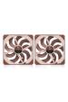 Obrázok pre Noctua NF-A14X25 G2 PWM SX2-PP Chladicí systém pro počítač Počítačová skříň Ventilátor 14 cm Béžová 2 kusů