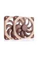 Obrázok pre Noctua NF-A14X25 G2 PWM SX2-PP Chladicí systém pro počítač Počítačová skříň Ventilátor 14 cm Béžová 2 kusů
