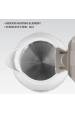 Obrázok pre MAESTRO MR-012-BEIGE elektrická konvice 1 l 1100 W Béžová, Bílá